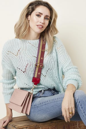 Correa de la bolsa Sparkling Star Rojo Poliéster S h5 Imagen2